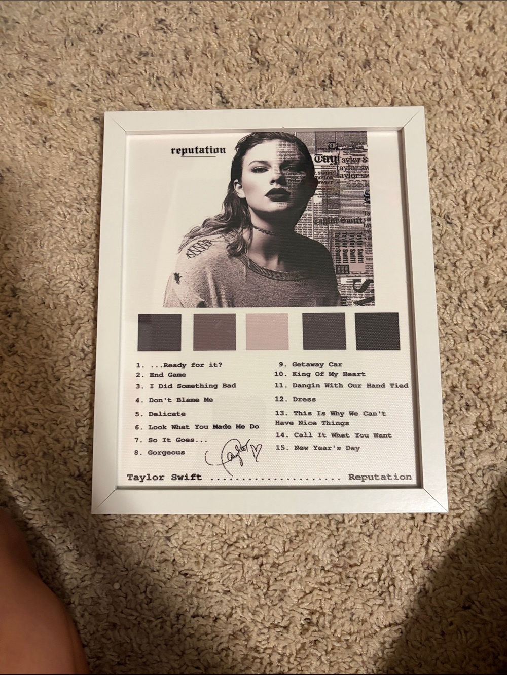 Amazon Black & White Reputation-Style Framed Art Print
